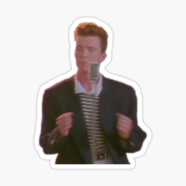 Rickroll Stickers for Sale