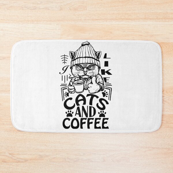 Item preview, I like cats and coffee designed and sold by ibrahim2022.