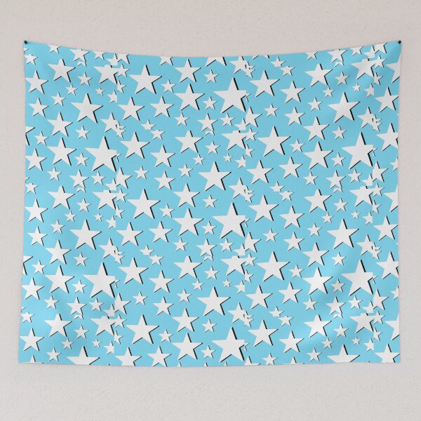 Item preview, blue star pattern  designed and sold by mollsdesignss.