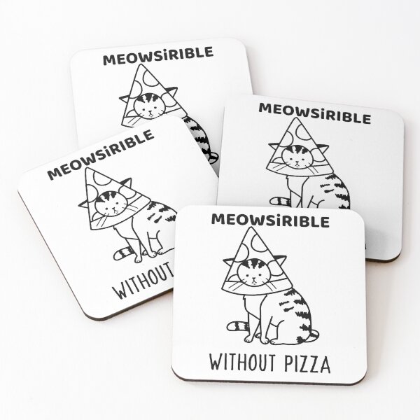Item preview, Derpy Cat Stuck In Pizza | Playful Kitten Pate designed and sold by The-ItemShop.