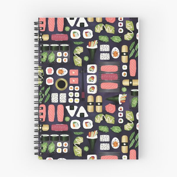 Item preview, Endless Lush Sushi on black-purple designed and sold by misentangled.