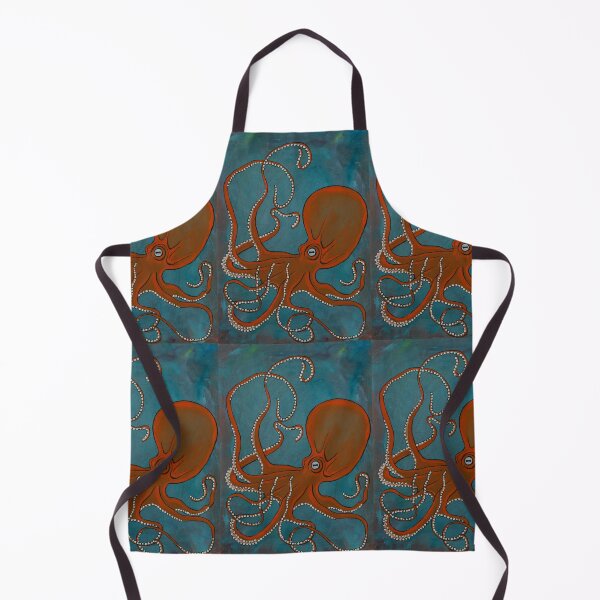 Item preview, Orange Octopus designed and sold by Punk Art by PigRiTudouS.