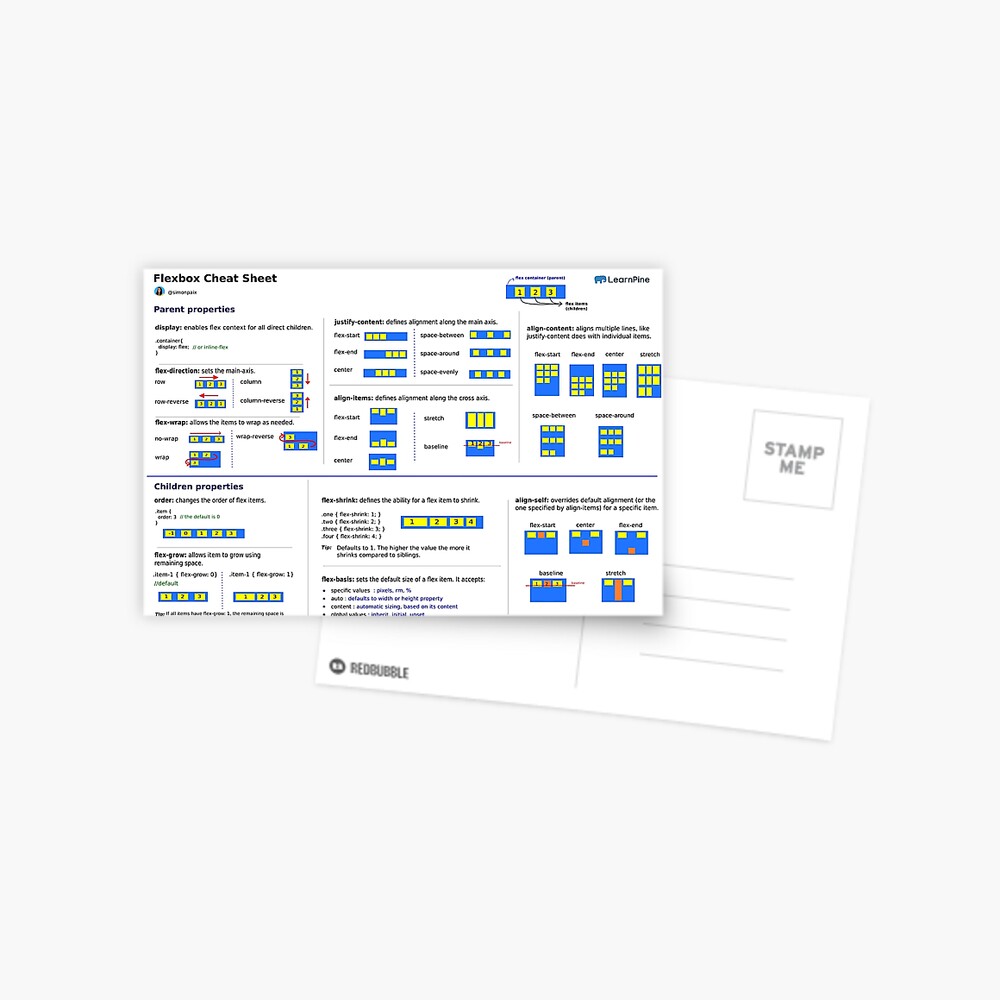 CSS Flexbox Cheat Sheet 