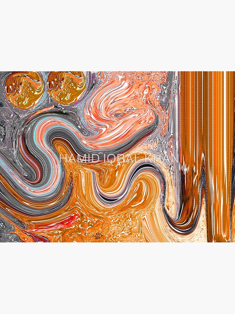 al mughni abstract painting by hamidsart