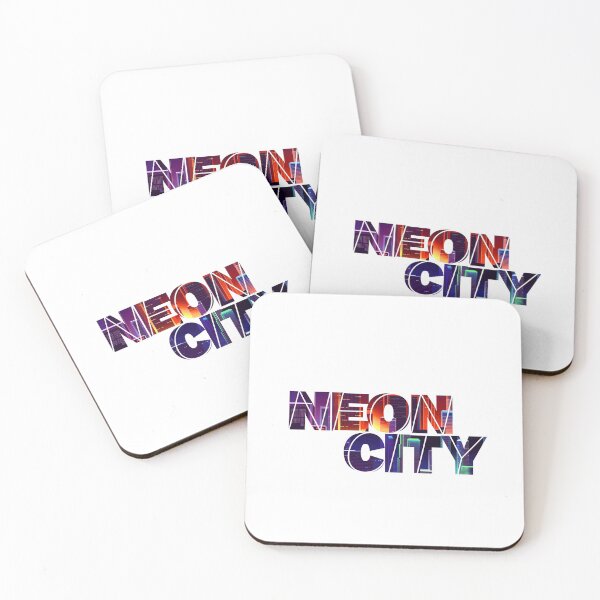 Item preview, Cool neon city text designed and sold by NexusArts.