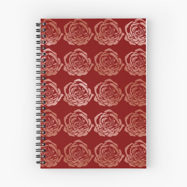 Item preview, Rose Graphic Fade Copper on Dark Red 5748 designed and sold by Art in My Loft.