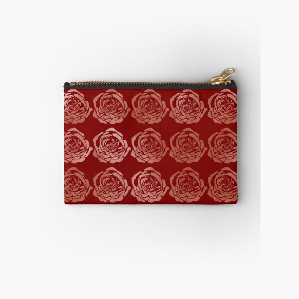 Item preview, Rose Graphic Fade Copper on Dark Red 5748 designed and sold by Art in My Loft.