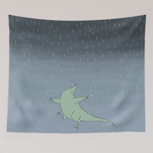 Item preview, Summer Rain Dinosaur designed and sold by Vincent Briggs.