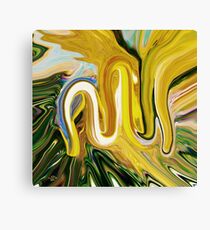 Allah abstract painting Canvas Print