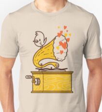 Phonograph and the Bird Unisex T-Shirt
