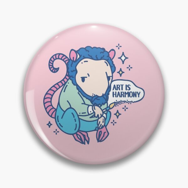Item preview, Funny Animal Artist pun Georges Sir Rat with quote  designed and sold by SPIRIMAL.