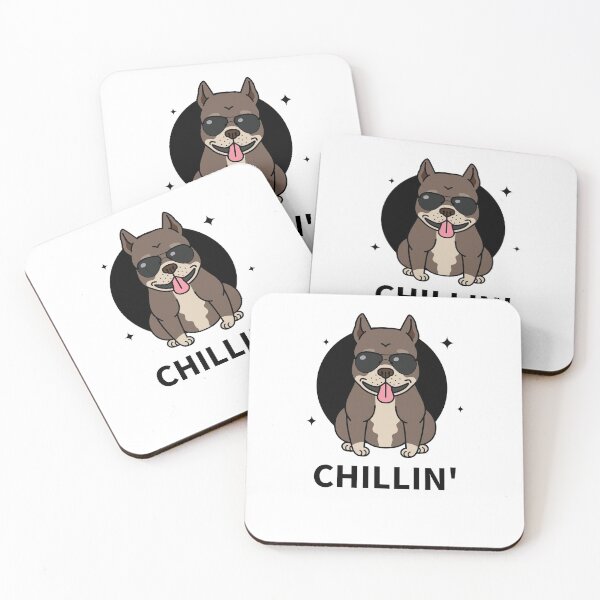 Item preview, Pitbull dog chilling designed and sold by littlerhody.