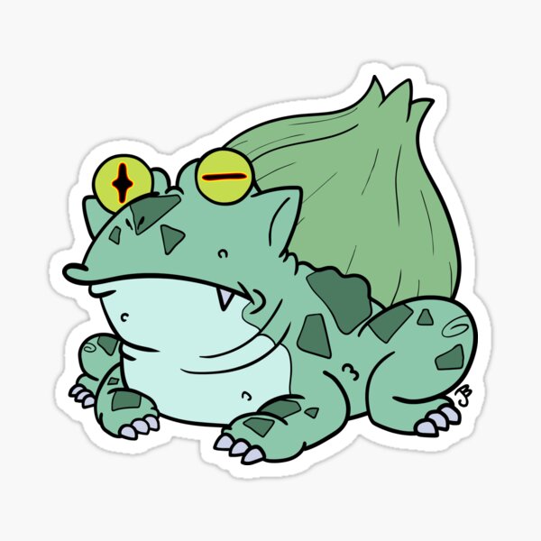 BEAST NEST Bulbasaur Sticker - Designed by Rich Love Media