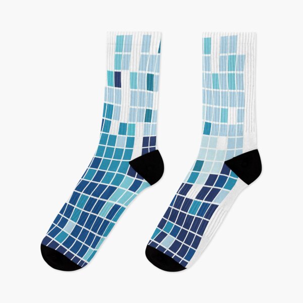 Item preview, Blue Modern Mosaic Tile designed and sold by loiret1958.