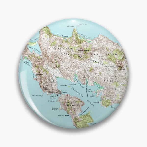 Item preview, Old Culebra Puerto Rico Map (1948) Vintage La Isla Chiquita Atlas designed and sold by BravuraMedia.