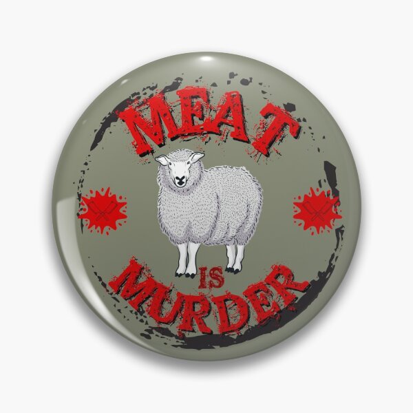 Item preview,  Meat is murder designed and sold by Growwithme.
