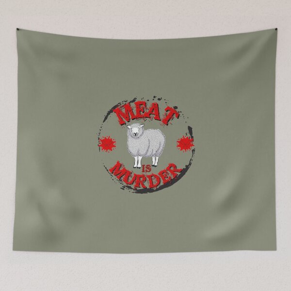 Item preview,  Meat is murder designed and sold by Growwithme.