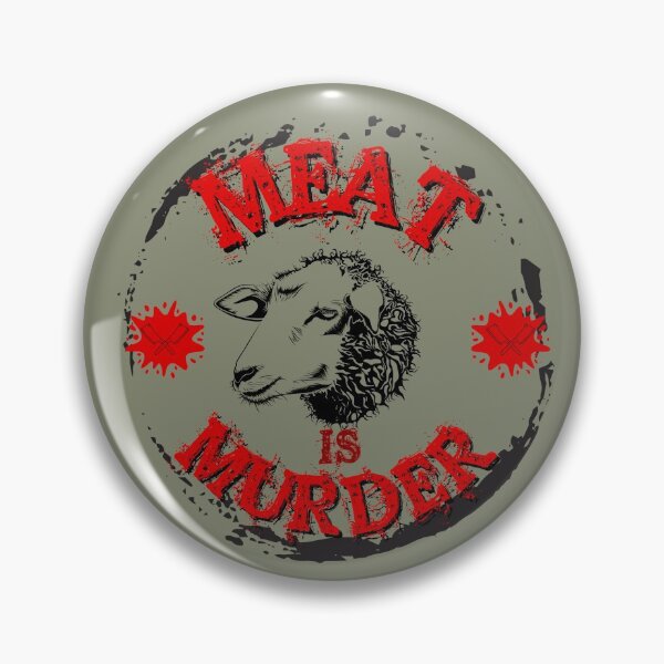 Item preview, Meat is murder designed and sold by Growwithme.