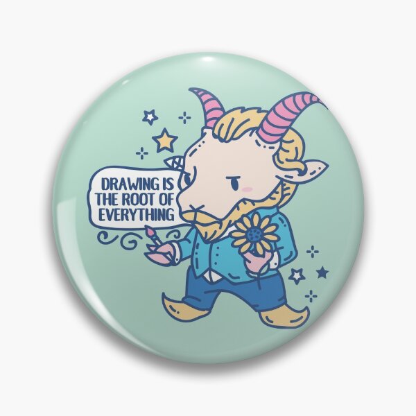 Item preview, Funny Animal pun Vincent van goat with quote  designed and sold by SPIRIMAL.