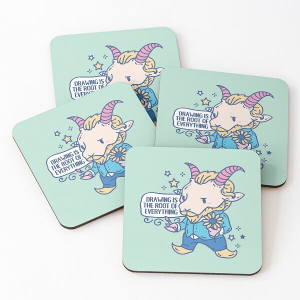 Item preview, Funny Animal pun Vincent van goat with quote  designed and sold by SPIRIMAL.
