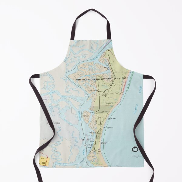 Item preview, Cumberland Island National Seashore Map (1991) Georgia Coastal Reserve Atlas designed and sold by BravuraMedia.