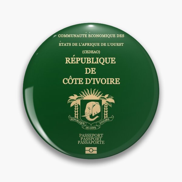 Item preview, Ivory Coast passport  designed and sold by Travellerz.