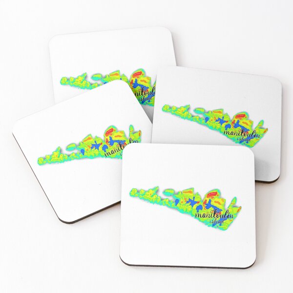 Item preview, Manitoulin Island Topography Art designed and sold by For Art Sake.