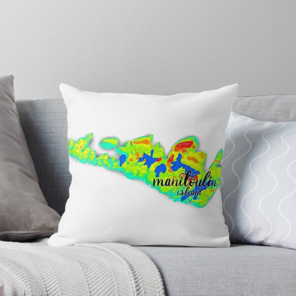 Item preview, Manitoulin Island Topography Art designed and sold by For Art Sake.