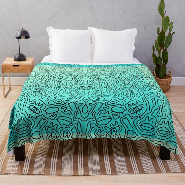 Item preview, Blue Graffiti Pattern Texture designed and sold by SameerKar.