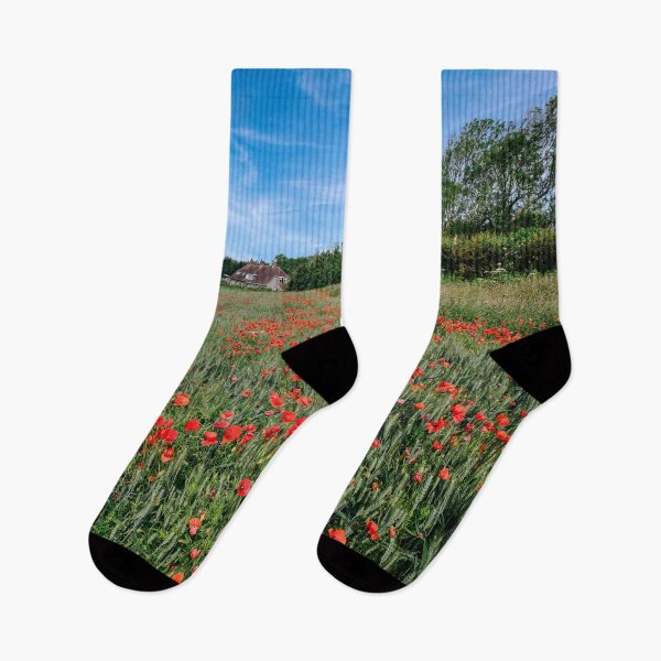 Artikelvorschau, Isle Of Wight Rote Mohnblumen entworfen und verkauft von manateevoyager.
