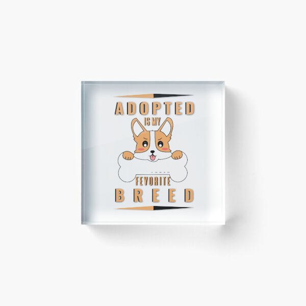 Artikelvorschau, ADOPTIERT IST MEINE LIEBLINGSRASSE entworfen und verkauft von Hussain Shirts.