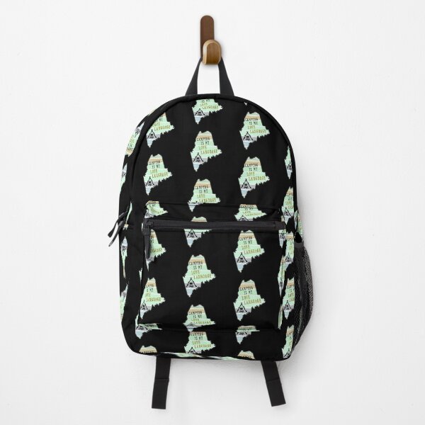 Item preview, Camping Is My Love Language State of Maine Retro Vintage Green Sunset Camp designed and sold by kmcs.
