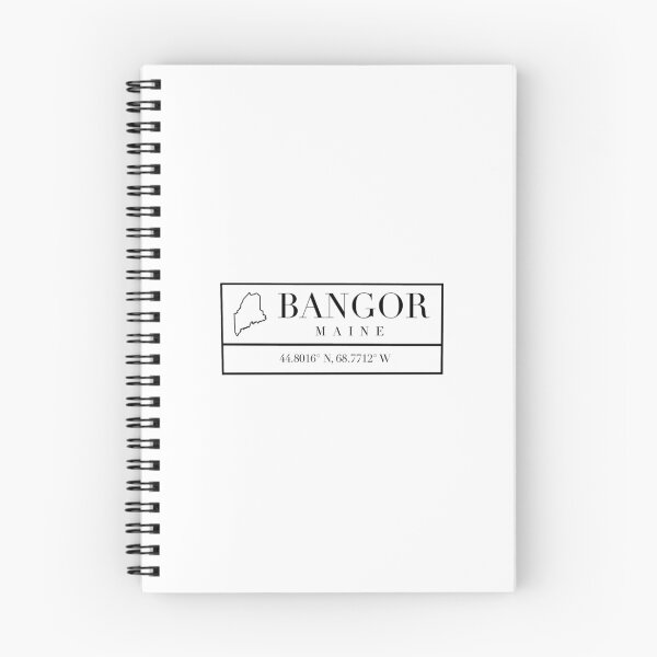 Artikelvorschau, Kopie der Koordinaten von Bangor Maine entworfen und verkauft von Emily Designs.