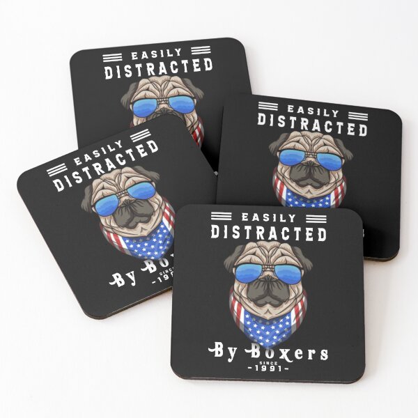 Item preview, Easily Distracted By Boxers Funny Boxer Dog Lover Gifts designed and sold by hattem.