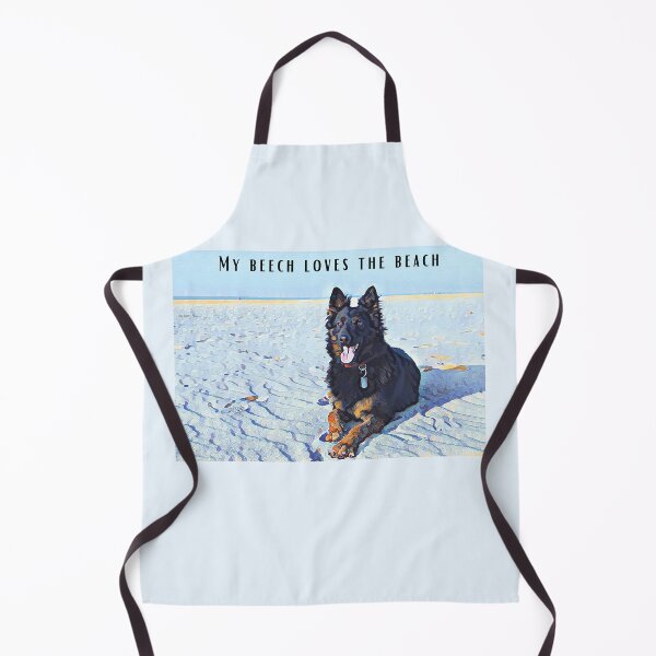 Item preview, Copy of My Beech Loves the Beach German Shepherd Funny Abstract Dog Meme designed and sold by PeriodicLabel.