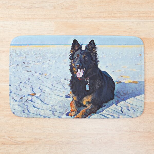 Item preview, Copy of My Beech Loves the Beach German Shepherd Funny Abstract Dog Meme designed and sold by PeriodicLabel.