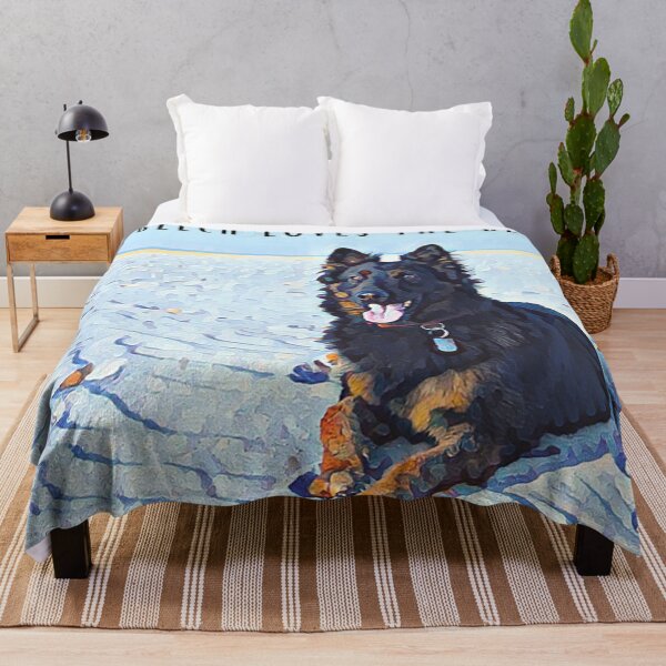 Item preview, Copy of My Beech Loves the Beach German Shepherd Funny Abstract Dog Meme designed and sold by PeriodicLabel.