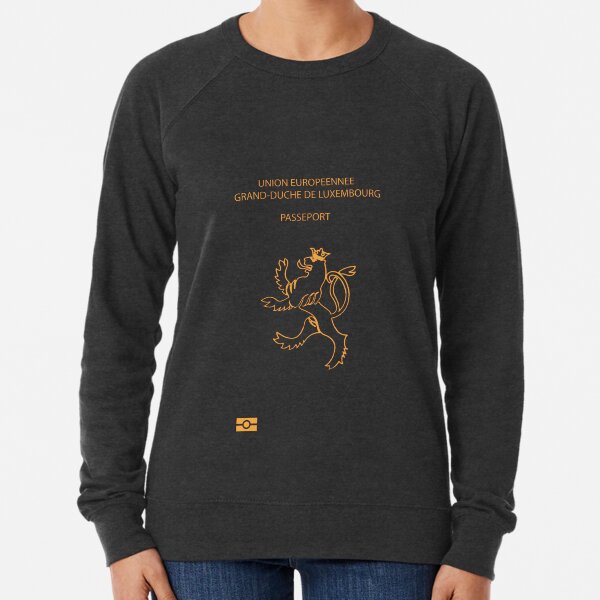 Luxembourg passport Lightweight Sweatshirt