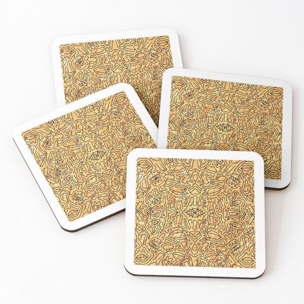 Item preview, Golden Yellow Graffiti Pattern Texture designed and sold by SameerKar.