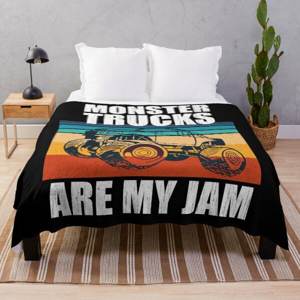 Item preview, Los camiones monstruo son mi mermelada Vintage Retro Sunset designed and sold by justjonboy.