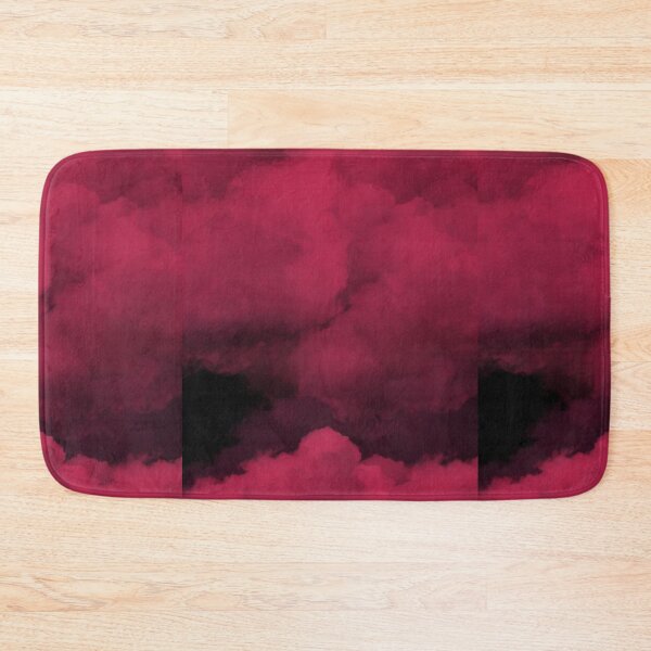 Item preview, Dark Pink and Gray Clouds Sky Weather Watercolor designed and sold by hopecope.