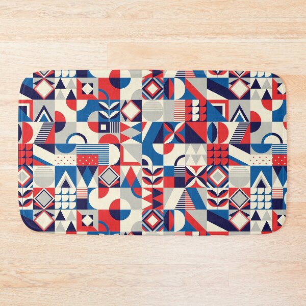 Item preview, colorful geometric shape mosaic designed and sold by Art JSMY.