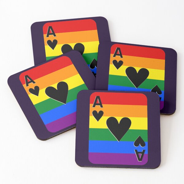 Item preview, Playing Card Ace LGBT Flag Gift designed and sold by Tamarage.