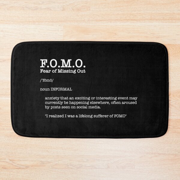 Item preview, FOMO (white) designed and sold by didijuca.