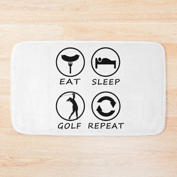 Item preview, Eat Sleep Golf Repeat designed and sold by teledesign.