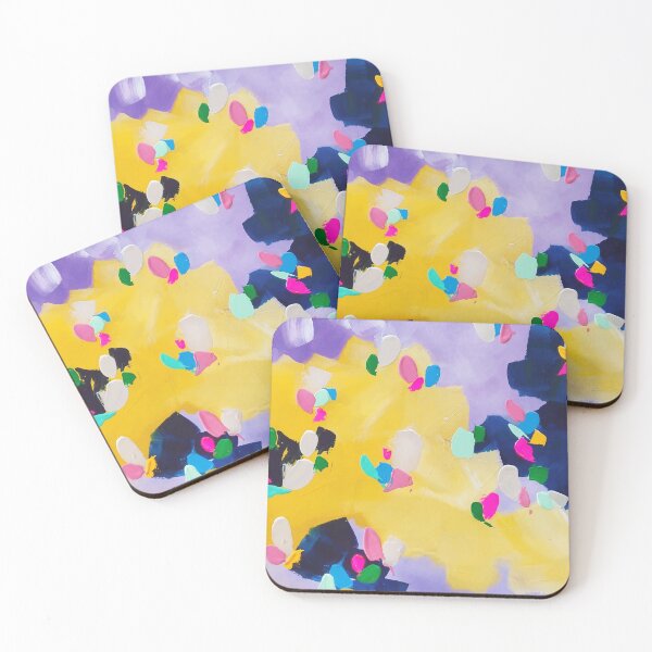 Item preview, Colorful Contemporary Painting , Yellow and Purple Abstract Painting designed and sold by Ana Moguš.