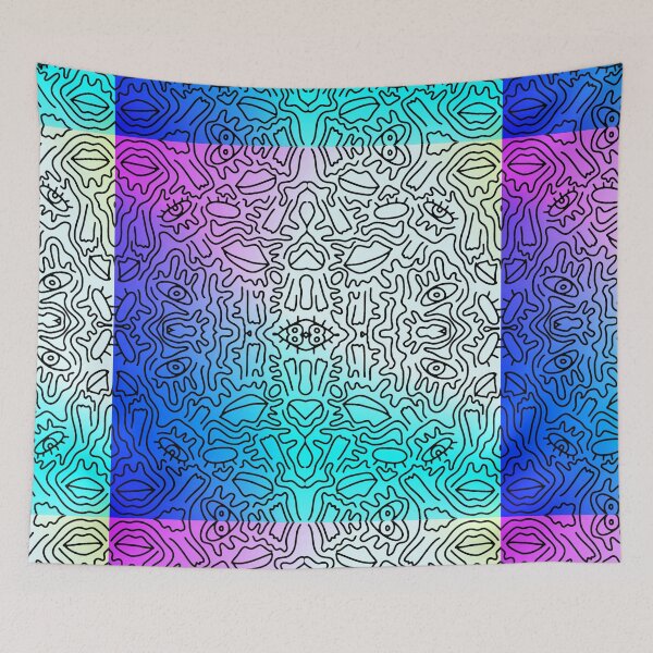 Item preview, Colourful Yellow Graffiti Pattern Texture designed and sold by SameerKar.