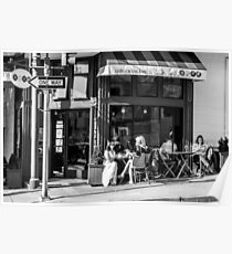 Cafe Scene Poster