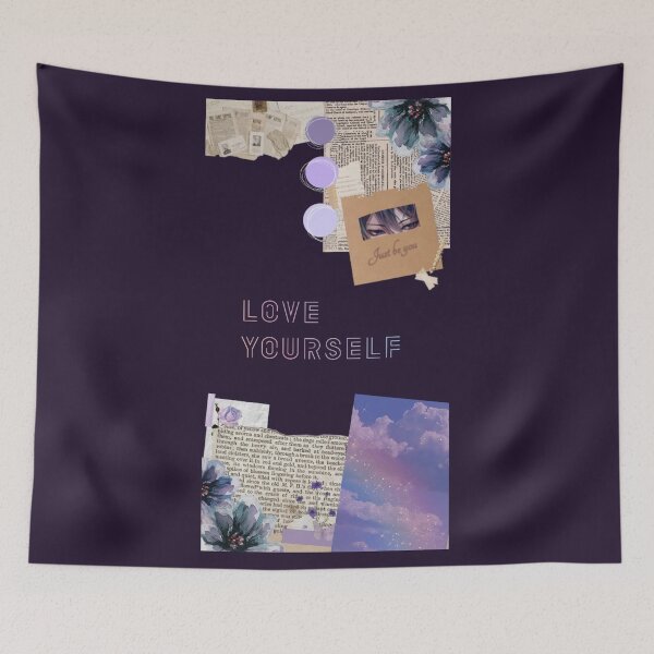 Item preview, LOVE YOURSELF (Purple Aesthetic) designed and sold by Kuraya7211.