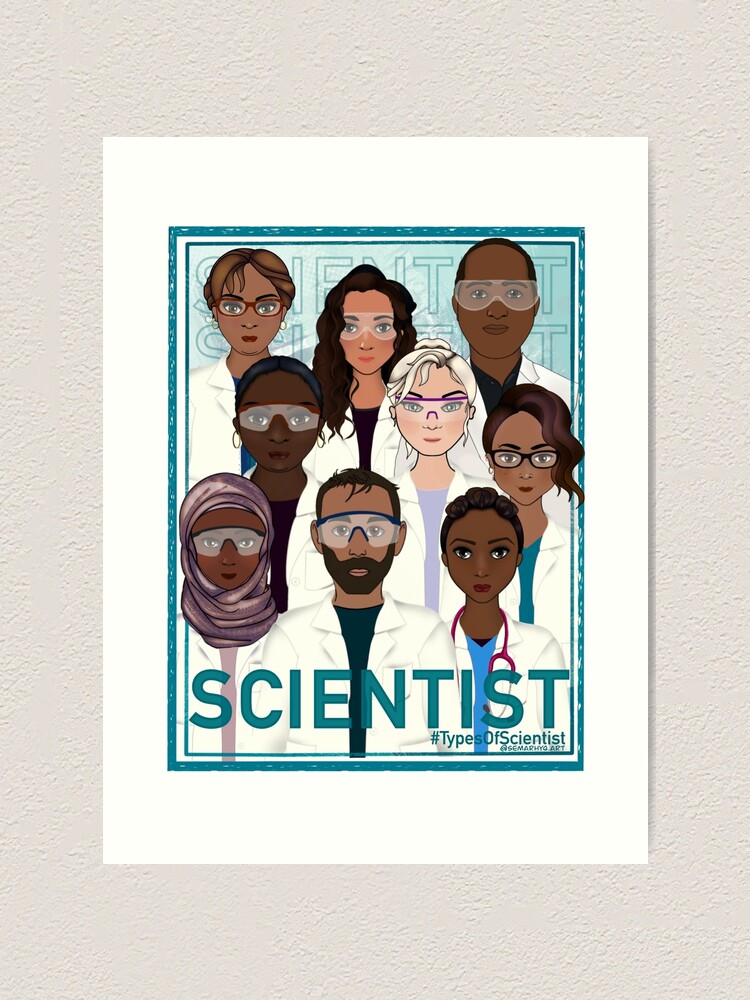 Alternate view of We are Scientists Art Print